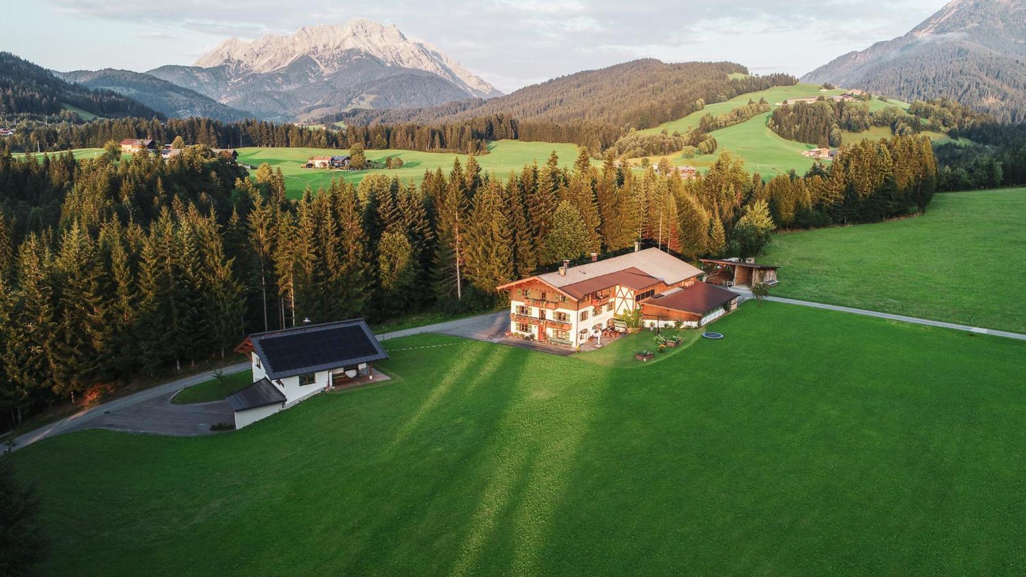 Villa Bauernhof Niederfilzboden Fieberbrunn Exterior foto